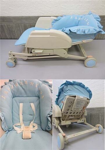 ss2057 アップリカ ハイローベッド&チェア ネオネミュー426 サックス ss2057 アップリカ ハイローベッド&チェア ネオネミュー426 サックス