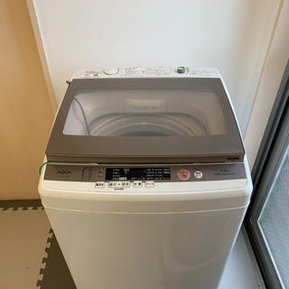 【ネット決済・配送可】2016年製　AQUA 全自動洗濯機　配達...