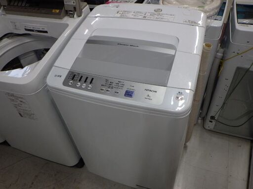 日立　全自動洗濯機　白い約束　8kg　NW-R803　2017年製　￥32,780税込