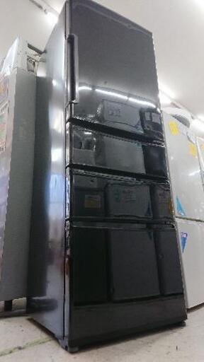 【愛品館江戸川店】AQUA（アクア）355L　4ドア冷凍冷蔵庫「AQR-361F（K)」（2017年製）お問合せ番号：143-012888-007