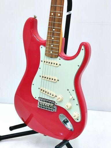 徳山)お引取限定 美品 FENDER MEXICO/フェンダー 60s STRAT LACQUER PF FRD エレキギター ハードケース付 1169 G210219J03A