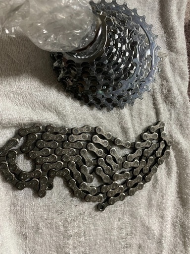 カンパ10S スプロケ　チェーン美品セット！