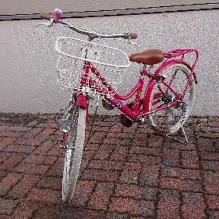 【ネット決済・配送可】女の子用自転車   20インチ