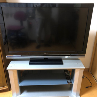 SONY KDL−40V1 + テレビ台 中古品現状渡し