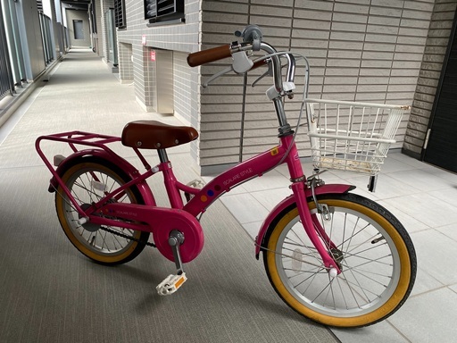 イオン子供ピンク自転車SCALARE STYLE 16インチ (タミー) 目黒のその他の中古あげます・譲ります｜ジモティーで不用品の処分