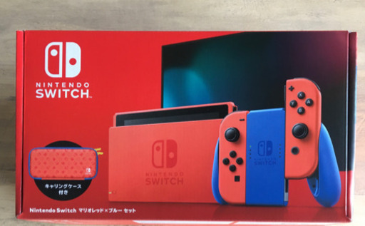 新品　Nintendo　switch　マリオレッド☓ブルー　未開封　限定　レア