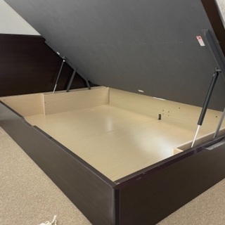 ダブルサイズ　マットレス　フレーム(収納タイプ)