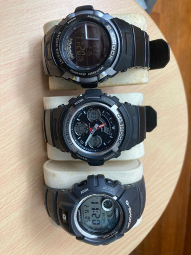 G-SHOCK 3種 全て稼働中 クリーニング消毒済み 電池全て新品