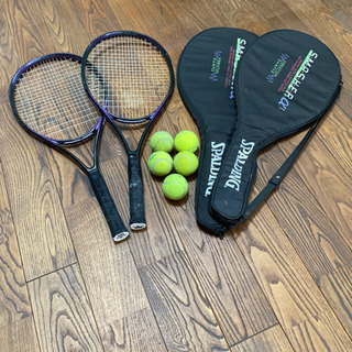 テニスラケット　2本　SPALDING製