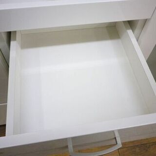 美品 キッチンボード 食器棚 レンジ台収納 ホワイト 幅80 高115 ミドルレンジボード キッチンボード 白 幅80cm エナメル レンジ台