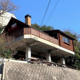 お洒落なログハウス♫カフェやパン屋さんなどに最適♫珍しい希少テナ...