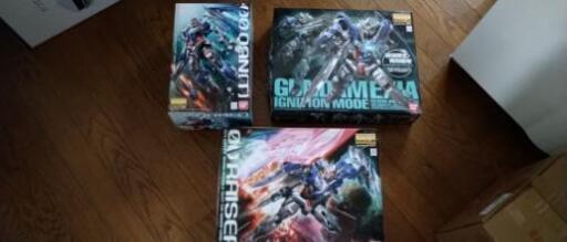 MG　ガンダムOO　主役機3種　未組み立て品