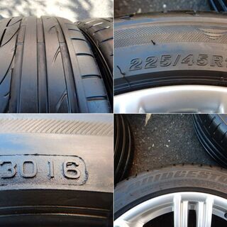 ＢＭＷ純正ダブルスポーク３８３M １７インチ １，３シリーズなどに