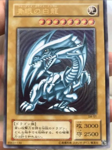 遊戯王 青眼の白龍 レリーフ カード