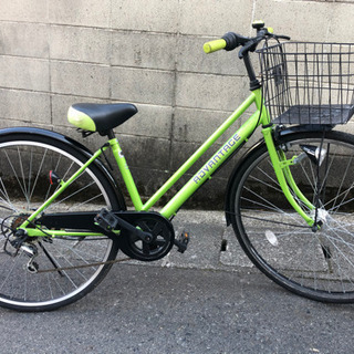 パナソニック、クロスバイク】定価5万円 700x28c 3x7段変速 本格的