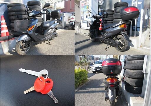 埼玉川口発！ヤマハ　グランドアクシス100　ガンメタ　自賠責残有　低走行 埼玉川口発！ヤマハ グランドアクシス100 ガンメタ 自賠責残有 低走行