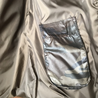 ダウンベスト ラム革 wood land club by J.press