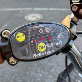 値下げ！超美品！フランスベッド　電動アシスト三輪車　ASU-3WT3  予備バッテリー付！