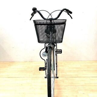 新入学におすすめ！　武田産業　自転車　27インチ　鍵付き　シルバー　ママチャリ
