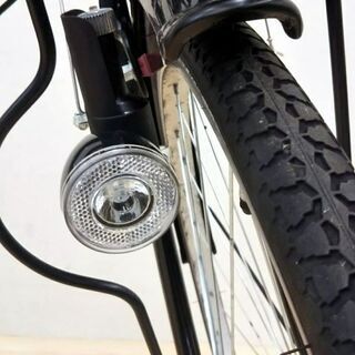自転車 ライト付き サイクルベースあさひ ブラック 通勤 通学 お買い物