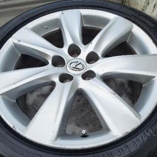 夏タイヤ LEXUS レクサス UVF45 LS600h 前期 バージョンS 純正 245/50R19 5H PCD120 中古 純正ホイール