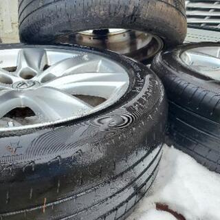 夏タイヤ LEXUS レクサス UVF45 LS600h 前期 バージョンS 純正 245/50R19 5H PCD120 中古 純正ホイール