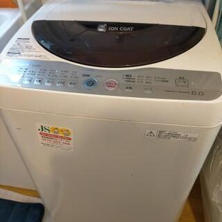 SHARP 洗濯機6.0k  