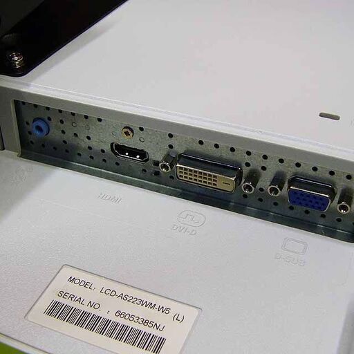 ☆NEC 21.5インチワイドモニター☆フルHD☆シリアルNO:66053385NJ