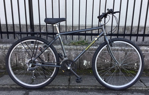 お得！タイヤ・サドル新品交換・アドベンチャー MTB・26インチ 3×6段・カンチブレーキ