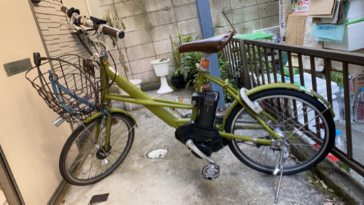 【美品】ブリヂストン　電動アシスト自転車　かわいい
