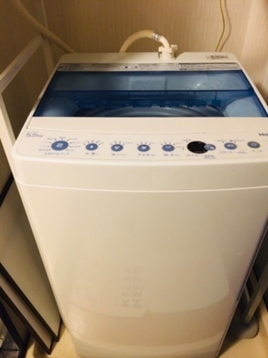 【受付終了】ハイアール洗濯機　JW-C55CK (2019年製 洗濯容量5.5kg)