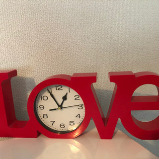 置き時計　LOVE