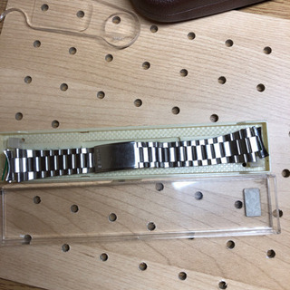 セイコー純正　3つ折れ　弓管ステンレス腕時計バンド　ラグ幅18mm新品