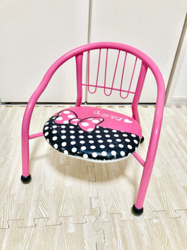 椅子 カトージ Katoji 豆イス パイプ椅子 ディズニー ミニーちゃん みるま 池ノ上の子供用品の中古あげます 譲ります ジモティーで不用品の処分