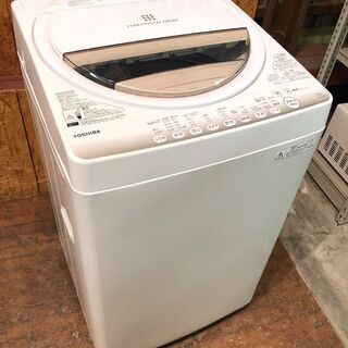 【動作保証60日付】TOSHIBA 2014年 AW-6G2 6.0kg 洗濯機【管理KRS302】