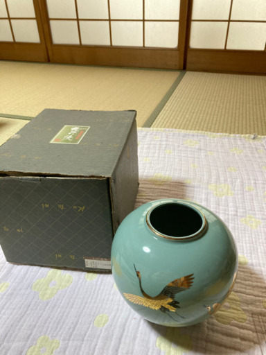 九谷焼　花瓶　値下げしました