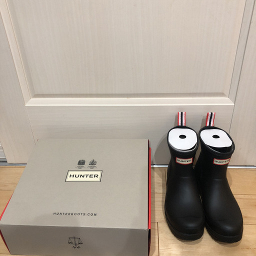 新品、未使用 HUNTERのレインショートブーツ