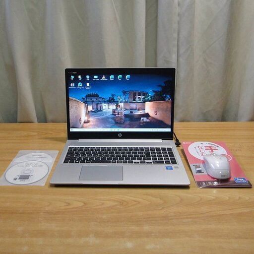 ご購入頂きました 値下げ 2019年製 ほぼ新品！ メモリー無料増設中 高速 HP ProBook 450 G6 15.6インチ Win10 Home・Office 2019 pro 搭載 Celeron 4205U メモリー8GB M.2 SSD 128GB+HDD 500GB ワイヤレスマウス（新品）付