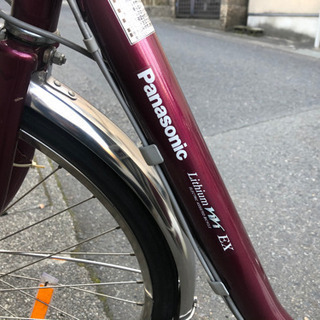 【中古電動自転車ビビEX】美品❗️10ahバッテリー　一年使用　26インチ　紫　SALE中❗️若林自転車　値段交渉OK❗️ 中古電動自転車ビビEX】美品❗️10ahバッテリー 一年使用 26インチ 紫