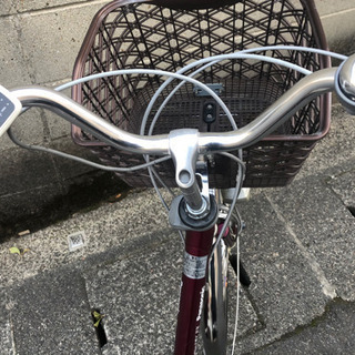 中古電動自転車ビビEX】美品❗️10ahバッテリー 一年使用 26インチ 紫 