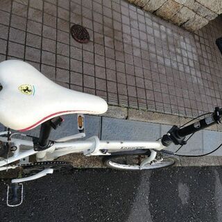Ferrari（フェラーリ） 折り畳み自転車 20インチ FD-D 207 ホワイト