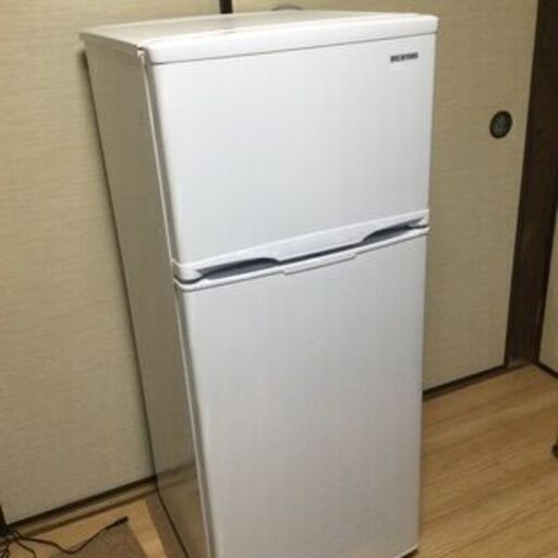 ③★アイリスオーヤマ　IRIS OHYAMA　冷蔵庫　2019年製　118L　AF118-W　静音設計　耐熱トップテーブル★