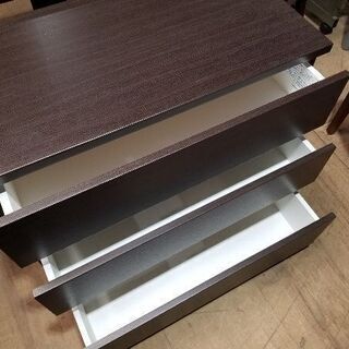 人気家具入荷！ ニトリ ローチェスト フォウ 80 DBR 売れ筋 80x42xH68