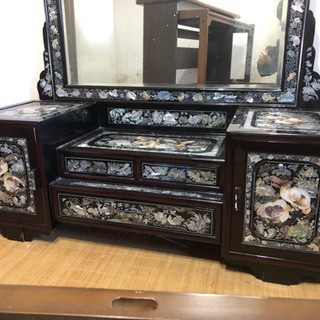 【2月中限定】韓国　螺鈿細工の鏡台