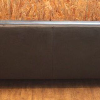 【 値下げ!! 】　(Y)北大前! 札幌 引取 【ドイツ製】ROLF BENZ/ロルフベンツ 3人掛けソファ レザー 革製 ブラック rolfbenz322 高級材質/オシャレ家具 リビング W210 ケア済 中古 
