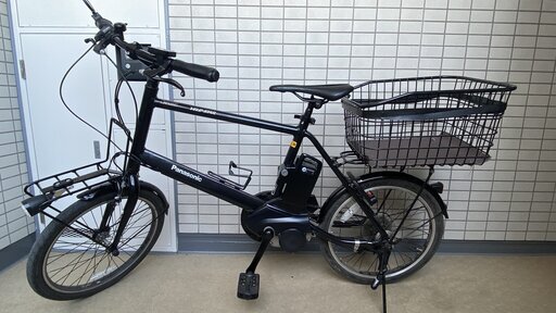 【取引完了】[オプション多数]Panasonic ベロスターミニ/VELO-STAR MINI 2019年(2020年購入・保証残あり) BE-ELVS07B 20型 ブラック /パナソニック ベロスター・ミニ 電動アシスト eバイク
