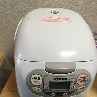 象印製炊飯器0円　10年以上使用