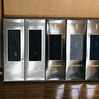 【新品】YSL、Diorのソックス5点セット