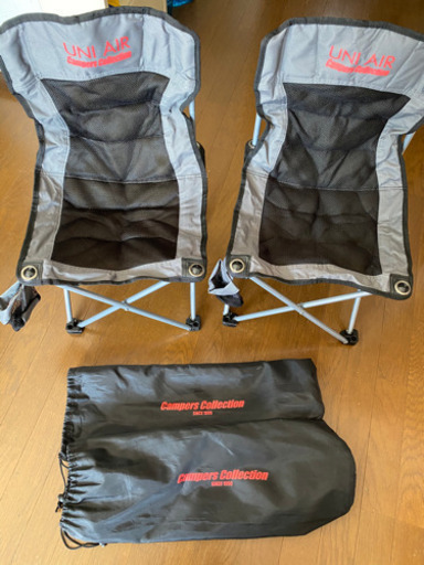 キャンプチェア 2脚セット