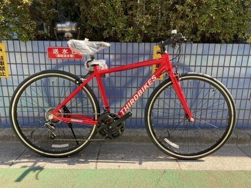 【クロスバイク・アウトレット】ホダカ  サードバイクス　フェスクロス　460mm　レッド